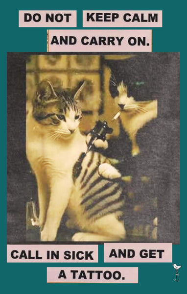 Greeting Card NEW! Calm Tatt00