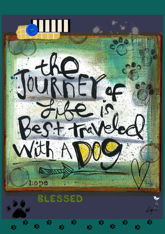 Greeting Card New! Dog Journey