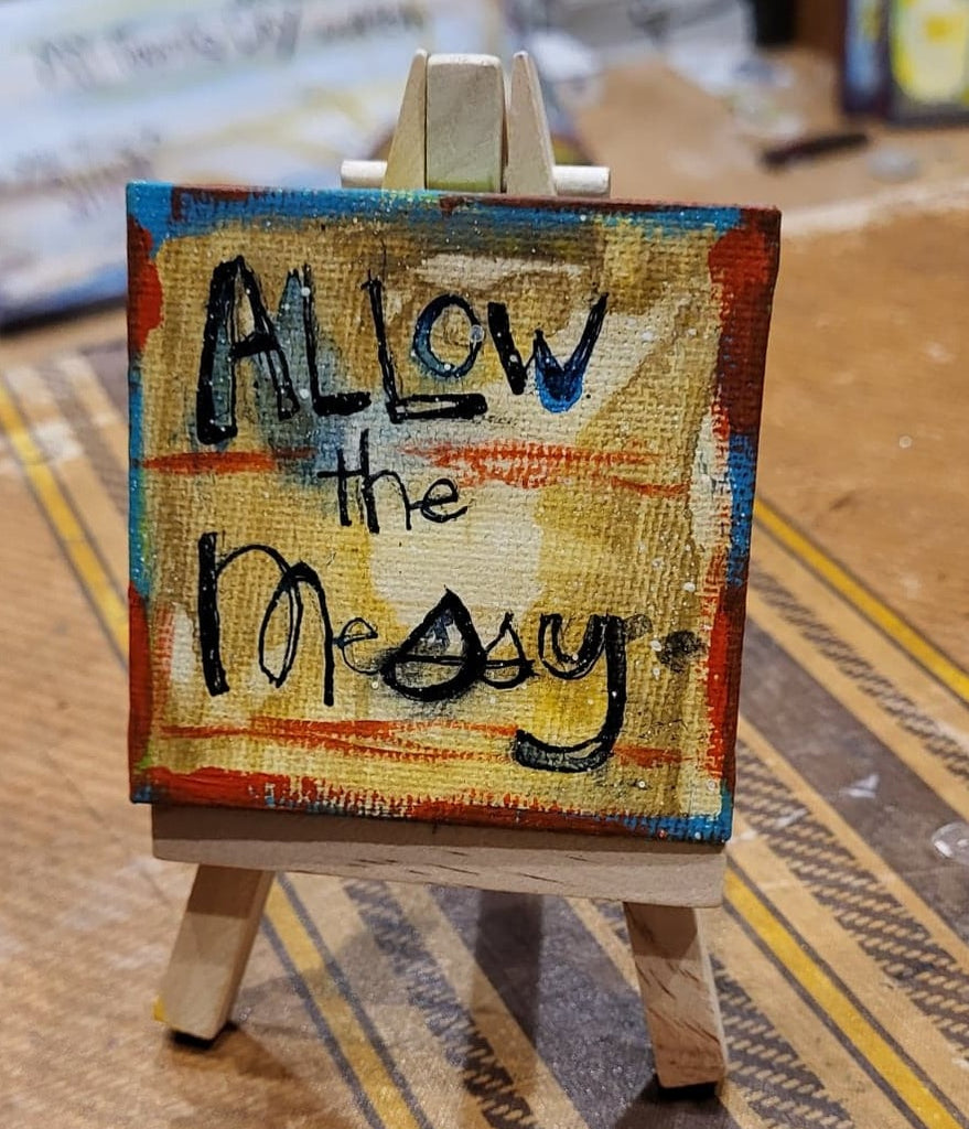 Mini Canvas & Easel- New! Messy – Painted Stuf