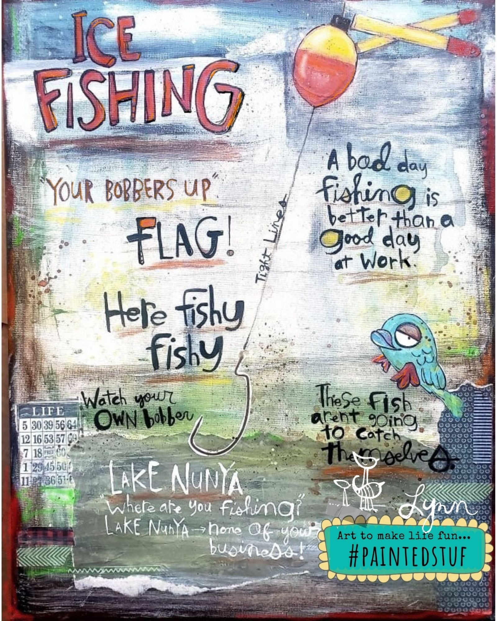 Print New! Ice Fishing – Painted Stuf