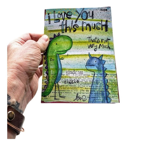 Greeting Card- Dino This much!