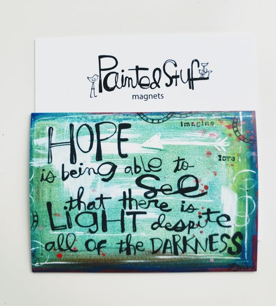 Fridge Magnet HOPE – Painted Stuf